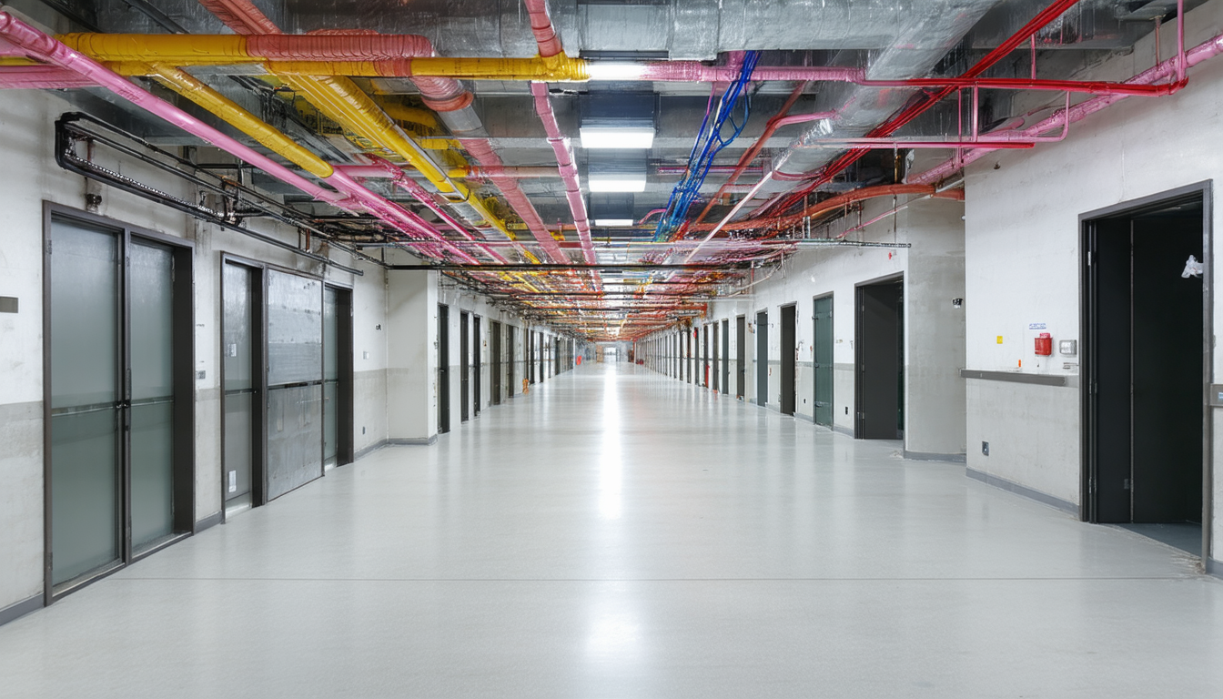 3D BIM Modell für Architektur und TGA in Revit erstellt