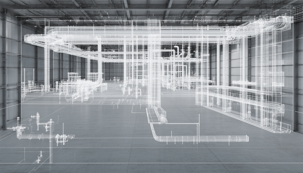 Verarbeitung einer 3D Punktwolke für BIM Modell