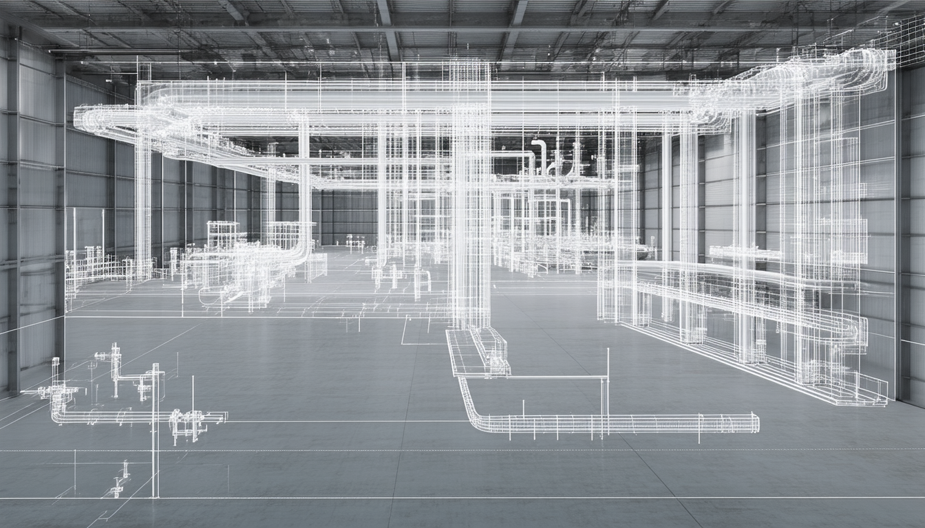 Verarbeitung einer 3D Punktwolke für BIM Modell